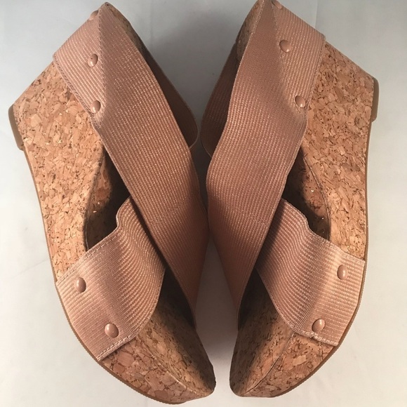 NWOB Lucky Brand Miller2 Wedge Sandals- Size 8.5 - Picture 6 of 6